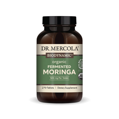 Biodynamic Organic Fermented Moringa - shop at BiosenseClinic.com - Experience the benefits of Biodynamic Organic Fermented Moringa tablets, rich in nutrients and antioxidants.