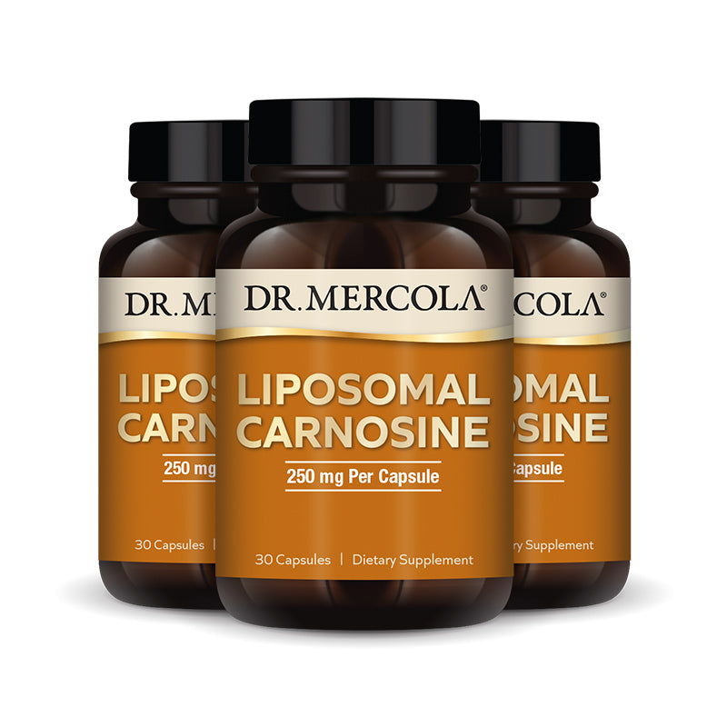 Dr. Mercola's Liposomal Carnosine supports mitochondrial health, heart health, cognition, blood sugar levels, and more. Order now at BiosenseClinic.com.