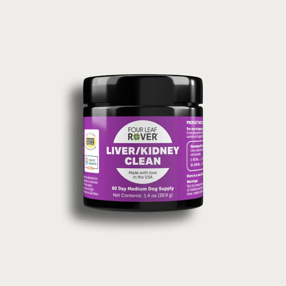 Four Leaf Rover Liver / Kidney Clean - biosense-clinilc.com