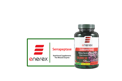 Serrapeptase (Enerex) - 120,000 U - BiosenseClinic