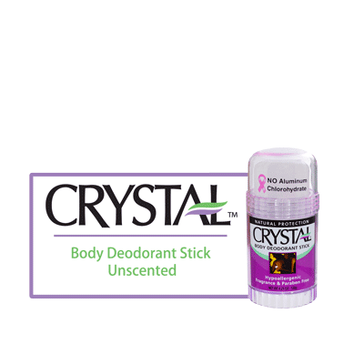 Crystal Body Deodorant Stick - Unscented - BiosenseClinic