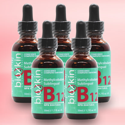 BioZkin Sublingual B12 50ml x 5 - Biosense-Clinic.com