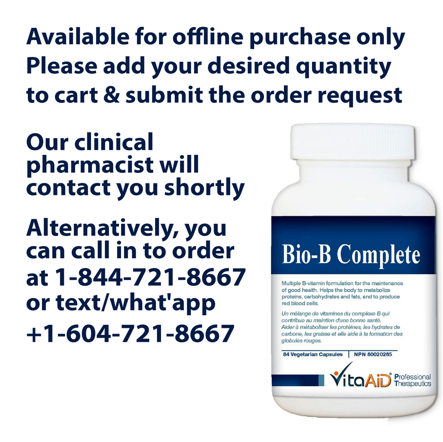 VitaAid Bio-B Complete - Biosense-clinic.com